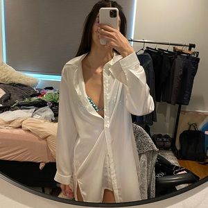 Princess Polly White Dress Shirt